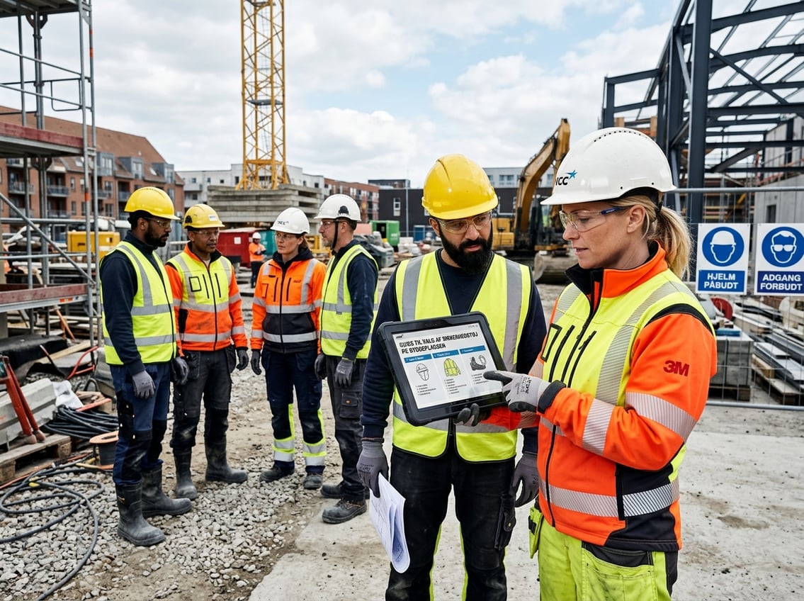 Guide til valg af sikkerhedstøj på byggepladsen